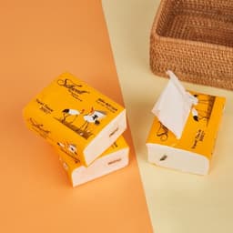 Thumbnail Bịch 10 gói giấy rút lụa Sếu 100 tờ 3 lớp Silkwell cao cấp dai mềm mịn + không bụi giấy 3