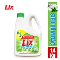 Thumbnail Nước rửa chén LIX siêu đậm đặc hương trà xanh 1.4kg NT140 làm sạch dầu mỡ không hại da tay - Lixco Việt Nam 1