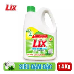 Thumbnail Nước rửa chén LIX siêu đậm đặc hương trà xanh 1.4kg NT140 làm sạch dầu mỡ không hại da tay - Lixco Việt Nam 3