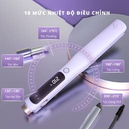 Thumbnail Máy Uốn Tóc Dập Xù Nanomax XN-838, Nẹp Vuông, Bấm Phồng Chân Tóc Tự Nhiên Không Lộ Nếp, Tích Hợp Ion Bảo Vệ Tóc 3