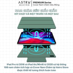 Thumbnail Bao da case nam châm AstroMazing siêu mỏng cho iPad Pro 11 Air 4 5 cover Mini 6 2