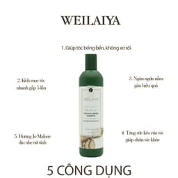Thumbnail Dầu gội gừng trắng thảo dược Weilaiya Ginger Shampoo ngăn rụng và kích thích mọc tóc 400ml 3