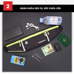 Thumbnail Túi đeo bụng chạy bộ, đai đeo điện thoại chạy bộ nam nữ chính hãng GoodFit GF106RB 3
