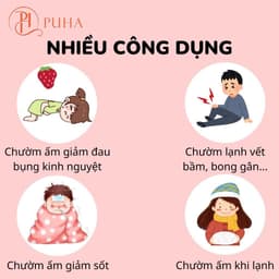 Thumbnail Set quà túi chườm ấm bụng ngày dâu Puha 400ml  Capybara phiên bản quà tặng bạn gái ý nghĩa 3