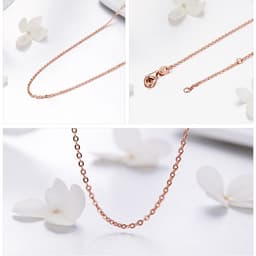 Thumbnail Vòng cổ BAMOER bạc S925 dạng chuỗi xích nhiều kiểu dáng có thể điều chỉnh chiều dài 4