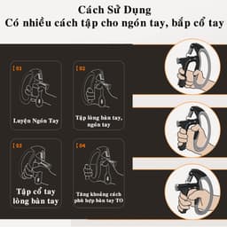 Thumbnail Kìm Bóp Tay Pro Đếm Số Điện Tử - Chọn Màu - Dụng Cụ Tập Gym Tại Nhà Điều Chỉnh Lực Từ 10-100kg Chính Hãng Amalife 4