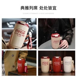 Thumbnail Mầm Coca-Cola Cốc giữ nhiệt đồng thương hiệu Ủy quyền chính hãng Bể bên trong bằng thép không gỉ 316 cấp 500ML 1