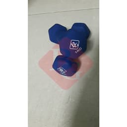 Thumbnail BG Cặp tạ tay (2 cái) cao cấp lõi thép bọc cao su nhám tập Gym tập thể dục 3KG XANH LAM 2