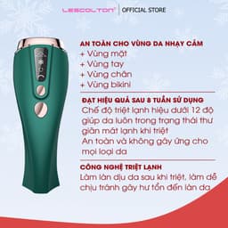 Thumbnail Set máy triệt mini đầu triệt lạnh, trị mụn và máy rửa mặt đa chức năng 5in1 đẩy tinh chất, nâng cơ mặt, rửa mặt 1