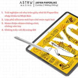 Thumbnail Miếng dán màn hình Paperlike Nhật Bản Hồng cho iPad Pro 11 Air 4 5 Gen 7 8 9 3
