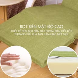 Thumbnail Ghế bập bênh POANG - ghế thư giãn đọc sách, nghe nhạc tích hợp gác chân 2
