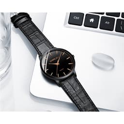 Thumbnail Đồng hồ thạch anh CRRJU 2117X siêu mỏng chống thấm nước với dây đeo da cao cấp 4