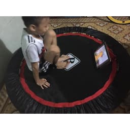 Thumbnail BG-Sàn nhún tập thể dục Trampoline khung thép mẫu mới nhất có tay bám an toàn ,dành cho mọi lứa tuổi 3