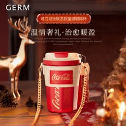 Thumbnail Cốc giữ nhiệt APIYOO 390ml bằng thép không gỉ 316 họa tiết Coca Cola phiên bản giáng sinh 1