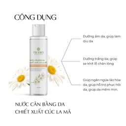 Thumbnail Toner chiết xuất cúc la mã Truesky giúp dưỡng ẩm, dưỡng trắng da 70ml 3