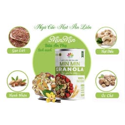 Thumbnail Ngũ cốc hạt ăn liền Granola Min Min hộp 500g 3