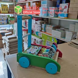 Thumbnail Xe Tập Đi Bằng Gỗ Cho Bé Có Vòng Cao Su Chống Trượt. Đồ Chơi Trẻ Em Thông Minh S-Kids 2