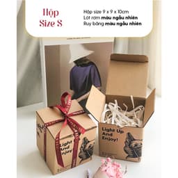 Thumbnail Hộp Quà Tặng Kèm Túi Đựng Ready To Go (Nhiều Phân Loại) Phù Hợp Để Gói Nến Thơm HENY GARDEN 3