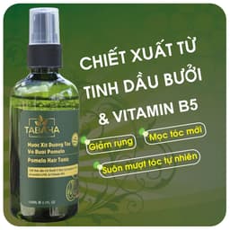 Thumbnail Nước Xịt Dưỡng Tóc Tinh Dầu Vỏ Bưởi Pomelo Tabaha - Bộ 2 Chai 120mlx2 1
