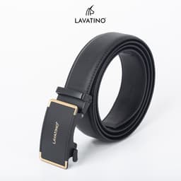 Thumbnail Thắt Lưng Nam Da Bò Cao Cấp Hàng Hiệu Lavatino Khoá Tự Động Thiết Kế Sang Trọng TINO 03 4