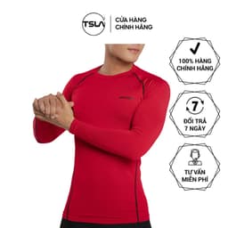 Thumbnail Áo giữ nhiệt nam LÓT LÔNG cừu vải mềm mịn nhẹ thoáng khí form ôm mỏng co giãn tốt mặc ấm DET1034 2