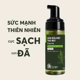 Thumbnail Sữa Rửa Mặt Tạo Bọt Tràm Trà Cho Nam Sạch Sâu Chuẩn Men Kiềm Dầu Giảm Mụn Cỏ Mềm 150ml 3