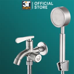 Thumbnail Bộ vòi sen siêu tăng áp inox SUS304 C'MON TS-01_304 + củ sen lạnh CSL-01 1