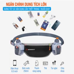 Thumbnail Túi chạy bộ có 2 ngăn đựng nước chính hãng GoodFit GF109RB 4