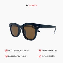 Thumbnail Kính mát thời trang DOKCRAZY MOTHY Streetwear Nhựa Cao Cấp, Unisex, Chống UV400, Dáng Basic 2