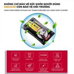 Thumbnail Khăn Lau Sạch Giày Nhanh Quick Wipe Sneak3r Công Nghệ Oxi Aciton 4
