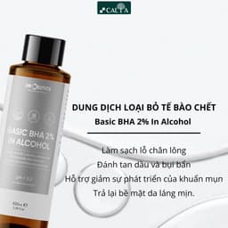 Thumbnail Dung Dịch Tẩy Tế Bào Chết DrCeutics Basic BHA 2% In Alcohol Nền Cồn, Thu Nhỏ Lỗ Chân Lông 100ml 4