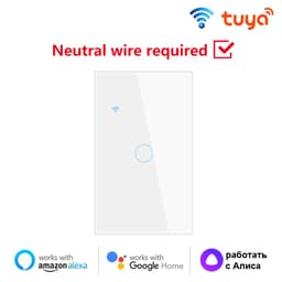Thumbnail Aubess Wifi Công Tắc Thông Minh 1200W 10A Đèn Tường Công Tắc Cảm Ứng/Giọng Nói/Ứng Dụng Điều Khiển Từ Xa Công Tắc Thông Minh 3 Trong 1 1/2/3/4 Gang 2