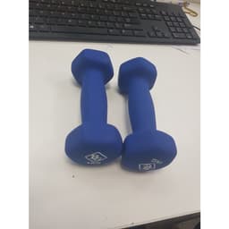 Thumbnail BG Cặp tạ tay (2 cái) cao cấp lõi thép bọc cao su nhám tập Gym tập thể dục 3KG XANH LAM 3