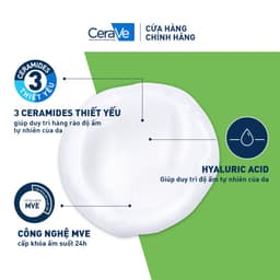Thumbnail Sữa rửa mặt Cerave Hydrating Cleanser làm sạch sâu dành cho da thường và da khô 88ML/236ML/473ML - AJA'S SKINLAB 3