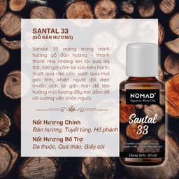 Thumbnail Tinh Dầu Thơm Gỗ Đàn Hương Nomad Signature Blend Oils - Santal 33 1
