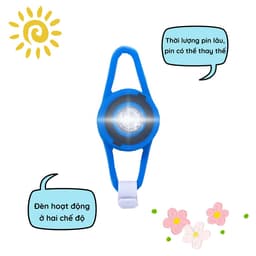 Thumbnail Đèn phát sáng LED xe trượt scooter Globber - xanh dương 2