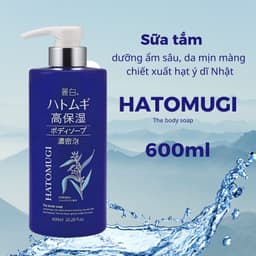 Thumbnail Combo 2 chai sữa tắm Reihaku Hatomugi 800ml, 600ml dưỡng ẩm trắng da chiết xuất ý dĩ - Bahachiha 2