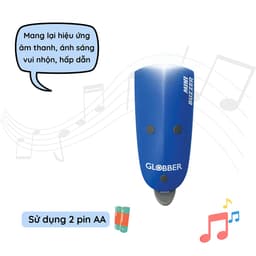 Thumbnail Bộ tín hiệu còi đèn Globber Mini Buzzer – Xanh dương 1