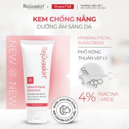 Thumbnail Kem Chống Nắng Vật Lý Mineral Facial Rejuvaskin Dưỡng Ẩm, Phục Hồi Da SPF 32 60ml 1