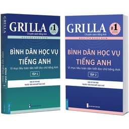 Thumbnail Sách - Combo Bình dân học vụ tiếng Anh Tập 1-2 GRILLA, kèm App 2