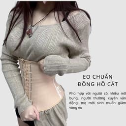 Thumbnail Đai Nịt Bụng Latex Nanomax 13 Xương Thép, Giảm Mỡ Bụng, Cố Định Vòng Eo Dành Cho Phụ Nữ 2