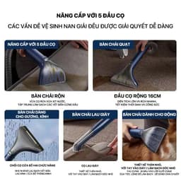 Thumbnail Máy giặt cầm tay Deerma BY200 làm sạch thảm, sofa vải, rèm với công nghệ gia nhiệt nước đến 50 độ C - Bảo hành 12 tháng 2