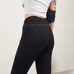 Thumbnail Quần legging nữ Choobe dài dáng trơn hoặc nâng mông lưng cạp cao giữ nhiệt thun ôm dày dặn bigsize 2