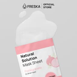Thumbnail Mặt nạ giấy lựu đỏ Freska Natural Solution Mask Sheet – Pomegranate 25ml 4