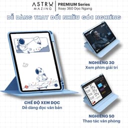 Thumbnail Bao da D03 cover 360 iPad AstroMazing xoay 360 độ chống sốc cho Pro 11 Air 4 5 Gen 8 9 3