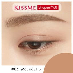 Thumbnail Bút Chì Kẻ Lông Mày Kissme Lõi Chì Sáp Chống Trôi Màu Tự Nhiên Kissme Heavy Rotation Eyebrow Pencil 0.09g 4