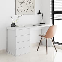 Thumbnail GRANDOLA, Bàn làm việc, bàn học, 1 bên tủ DEK_010, 150x50x76cm, bàn gỗ Scandi Home 3