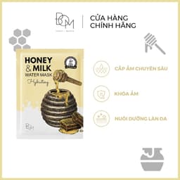 Thumbnail Combo 10 miếng mặt nạ BOM Honey & Milk Hydrating Water Mask Mặt Nạ Cấp Ẩm 25g - 8809721243114 3