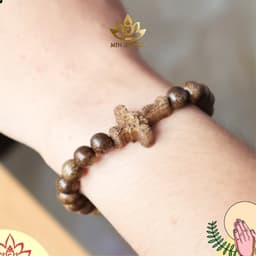 Thumbnail Vòng Tay Trầm Hương Mân Côi 8mm Size Bé (10 hạt To) Trầm Tốc Việt - MTH JEWELRY 4