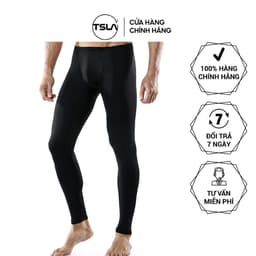 Thumbnail Quần legging nam LÓT LÔNG vải mềm mịn nhẹ mỏng thoáng khí form ôm mặc bên trong cực ấm 1